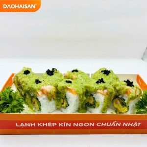 Maki Tôm Cá Hồi Sốt Pesto
