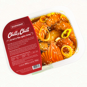 Cá Hồi & Tôm Ngâm Tương Chill & Chill